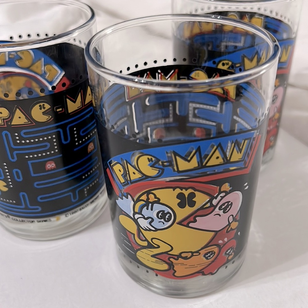 PAC MAN 1980 Arby’s collector Series Glasses (3 count)